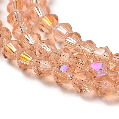 Transparent Electroplate Glass Beads Strands LS-EGLA-A039-T2mm-L15-1