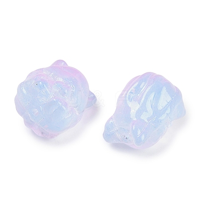 Transparent Spray Paint Glass Beads LS-X1-GLAA-H035-01K-1