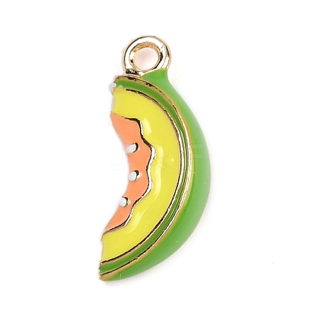 Alloy Enamel Pendants PALLOY-S059-01G-B-1