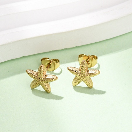 304 Stainless Steel Stud Earrings SA-CBA4160-26G-1