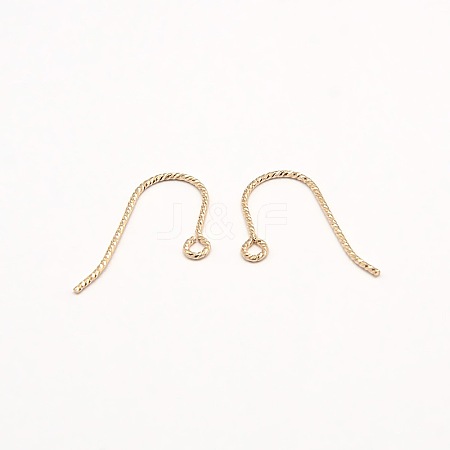 Yellow Gold Filled Earring Hooks KK-A130-04-1