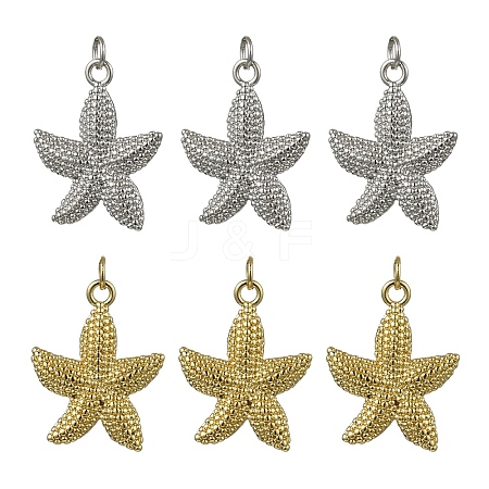 2Pcs 2 Colors Brass Pendants KK-YW0003-84-1