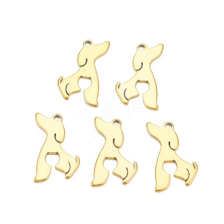 Ion Plating(IP) 201 Stainless Steel Pendants STAS-T063-178G-1
