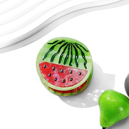 Watermelon Cellulose Acetate Claw Hair Clips PW-WGDCA9F-03-1