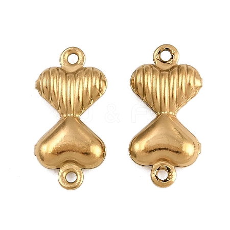 304 Stainless Steel Connector Charms STAS-L297-05G-1