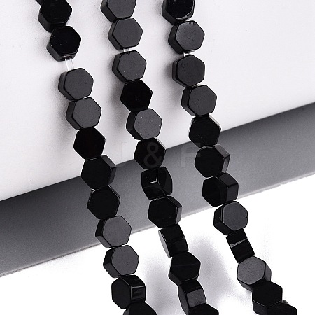 Natural Obsidian Beads Strands GG-N002-02A-01-1