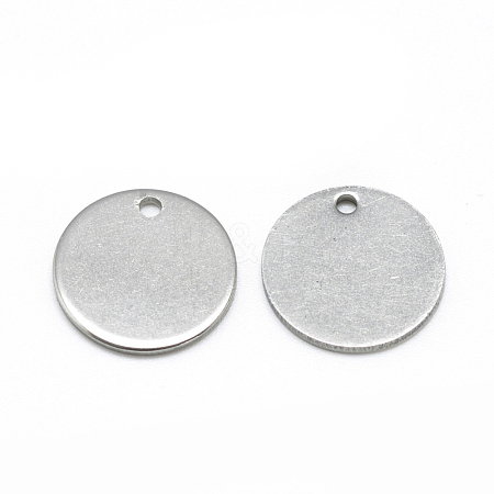Tarnish Resistant 201 Stainless Steel Stamping Blank Tag Charms STAS-Q213-02-15mm-1