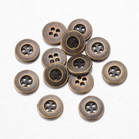 Alloy Buttons X-BUTT-D054-18mm-04-1