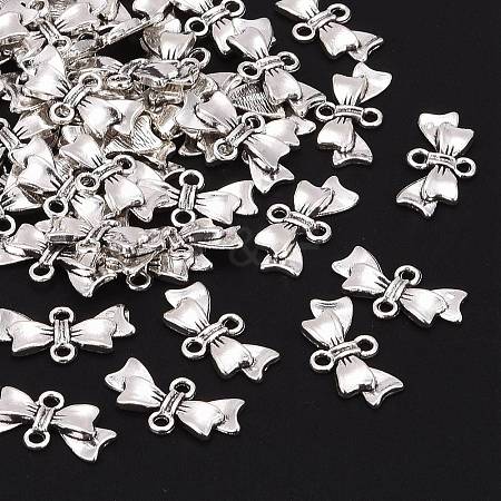 Bowknot Alloy Links connectors LS-EA11930Y-1