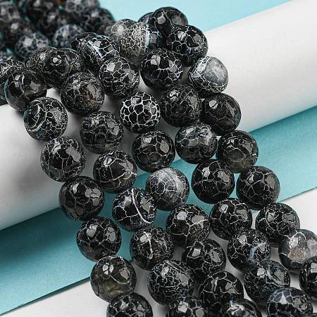 Crackle Agate Beads Strands G-A003-1-1
