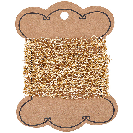 5M Brass Heart Link Chains CHC-BM0001-05-1