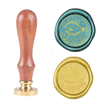 Wax Seal Stamp Set AJEW-WH0131-608-1