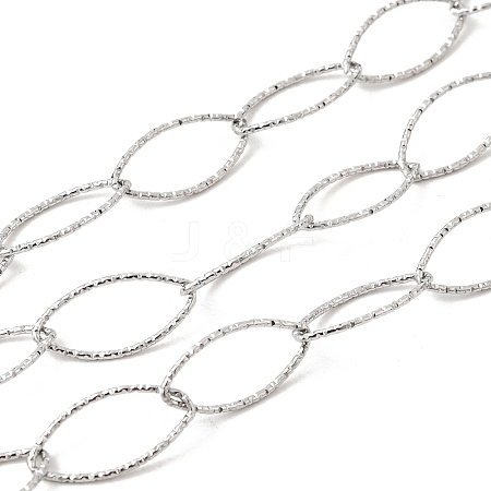 304 Stainless Steel Oval Link Chains CHS-C018-01B-P-1