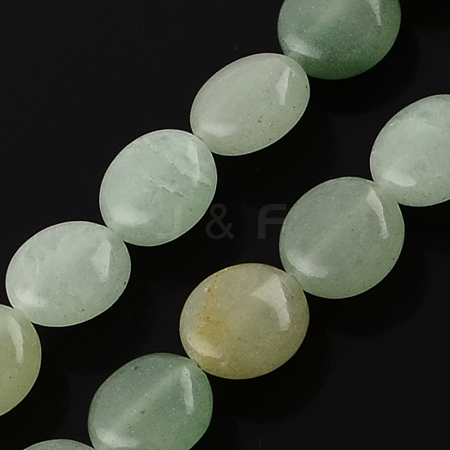 Natural Green Aventurine Stone Bead Strands X-G-R189-17-1