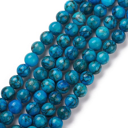 Natural Howlite Beads Strand G-E592-01-1