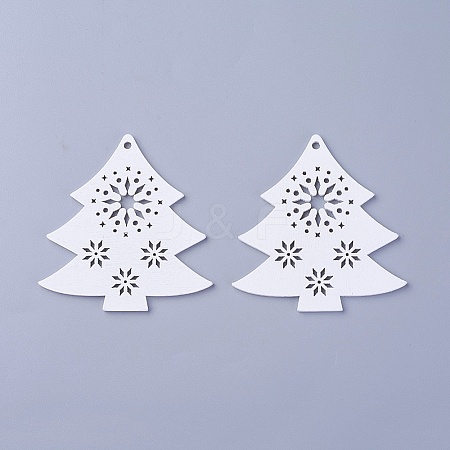 Poplar Wood Pendants LS-WOOD-O004-08B-1