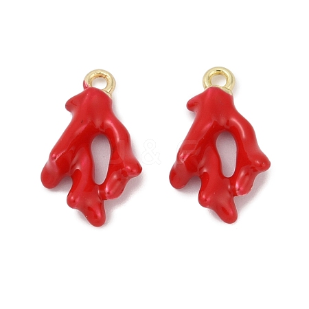 Alloy Enamel Pendants X-FIND-M081-01G-1