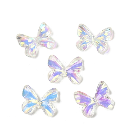 AB Color Transparent Epoxy Resin Decoden Cabochons CRES-S367-08-1