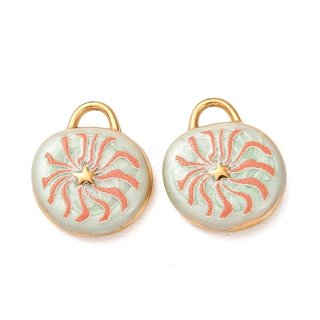 304 Stainless Steel Pendants STAS-C184-13C-G-1