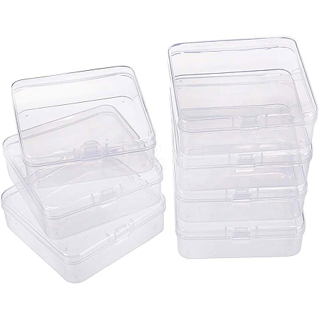 Transparent Plastic Bead Containers CON-BC0004-62-1
