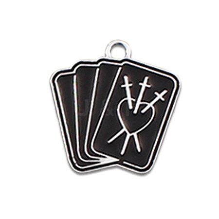 Alloy Enamel Pendants ENAM-CJC0017-02P-08-1