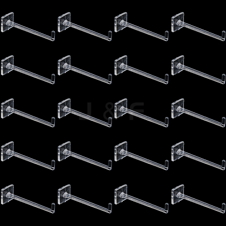 Acrylic Shelf Hooks FIND-WH0173-552-1