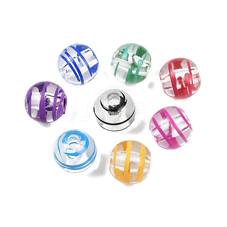 Transparent Acrylic Beads OACR-B051-06-1