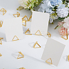 32Pcs Mini Iron Place Card Holders ODIS-SP0001-07-4