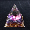 Luminous Constellation Orgonite Pyramid Resin Energy Generators PW-WGB3061-08-1