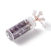 Chip Natural Amethyst & Quartz Crystal Display Decorations DJEW-D005-01R-03-3