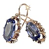 Alloy Cubic Zirconia Dangle Earrings FS-WGEFC92-02-3