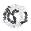 Natural Quartz Crystal & Iolite Beads Strands G-L610-A30-01-3