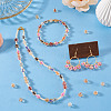 100Pcs Crackle Transparent Glass Beads GLAA-TADJ0001-12G-5