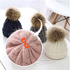 60Pcs 6 Colors Acrylic Knitted Hat Making Fastener Tool FIND-GA0004-05-5