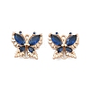 Brass Glass Connector Charms X-KK-B125-08G-02-1