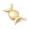 Religion Brass Pendants KK-K426-02G-2