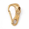 304 Stainless Steel Push Gate Snap Keychain Clasps LS-STAS-G290-01G-2