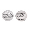 Non-Tarnish 201 Stainless Steel Pendants LS-STAS-T064-38P-12-2