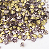 Back Plated Grade A Diamond Glass Pointed Rhinestone LS-RGLA-SS12-003-1