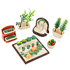 Mini Garden Dollhouse Accessories Sets DIY-WH0030-90-1