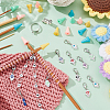35Pcs Hamsa Hand with Evil Eye DIY Knitting Tool Sets HJEW-NB00061-4