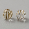 Transparent Acrylic Golden Metal Enlaced Beads OACR-WH0028-31A-2