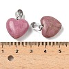 Natural Rhodonite Pendants G-I311-A14-6