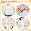 5Pcs 5 Colors Retro Alloy Cardigan Clips FIND-WR0012-62-3