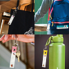 PU Leather & Cotton Name Marker Keychain AJEW-WH0514-041-6