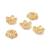 5-Petal Brass Bead Caps KK-A162-02G-2