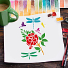 Plastic Hollow Out Drawing Painting Stencils Templates DIY-WH0396-817-5