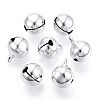 PVD Vacuum Plating Brass Bell Charms Pendants X-KKB-R002-12mm-08-1