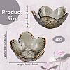 Glass Salad Bowl AJEW-WH0348-469A-2