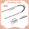 Acrylic & Iron Chain Bag Straps FIND-WH0111-378B-2